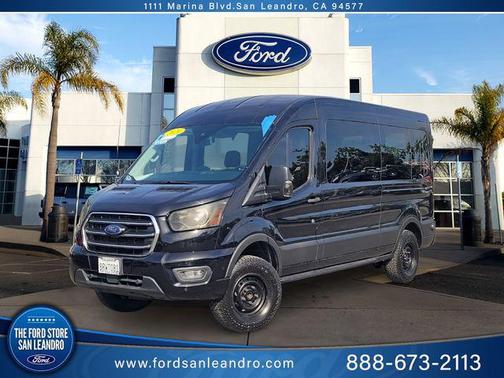 Agate Black Metallic 2020 Ford Transit-350 XLT