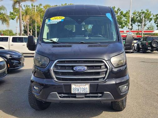Agate Black Metallic 2020 Ford Transit-350 XLT
