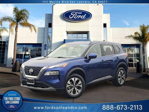 Caspian Blue Metallic 2021 Nissan Rogue SV