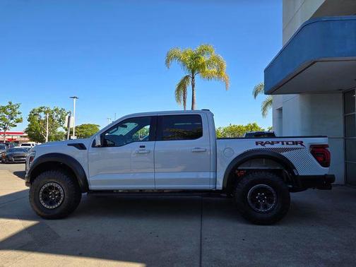 Space White Metallic 2025 Ford F-150 Raptor