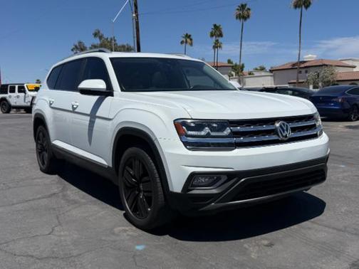 Pure White 2019 Volkswagen Atlas 3.6L SEL