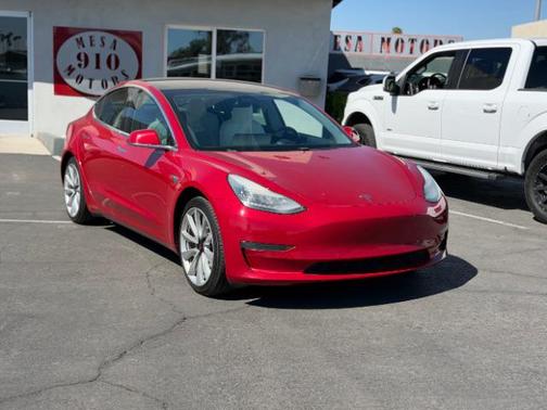 Red Multi-Coat 2018 Tesla Model 3 Long Range