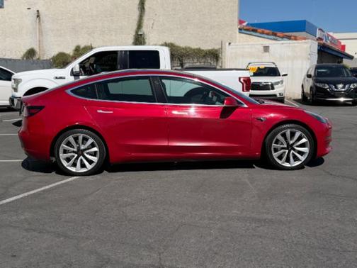 Red Multi-Coat 2018 Tesla Model 3 Long Range