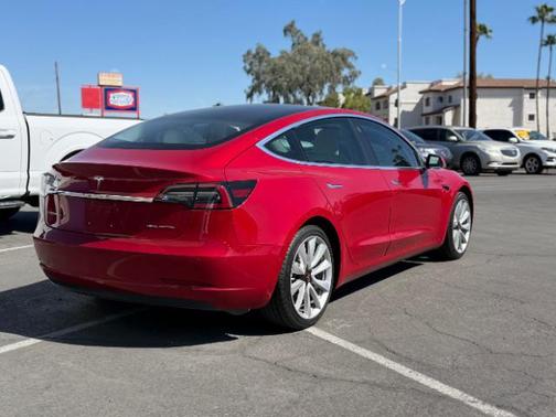 Red Multi-Coat 2018 Tesla Model 3 Long Range