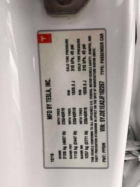 2018 Tesla Model 3 Long Range