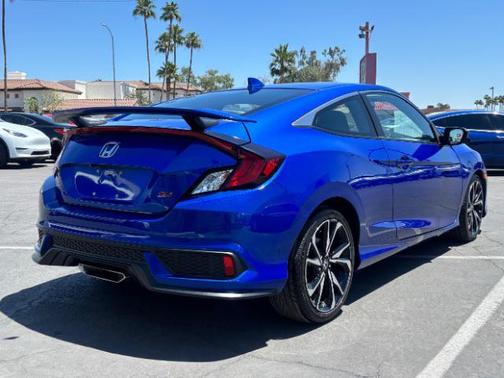 Aegean Blue Metallic 2018 Honda Civic Si