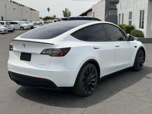 Pearl White Multi-Coat 2021 Tesla Model Y Performance Dual Motor All-Wheel Drive