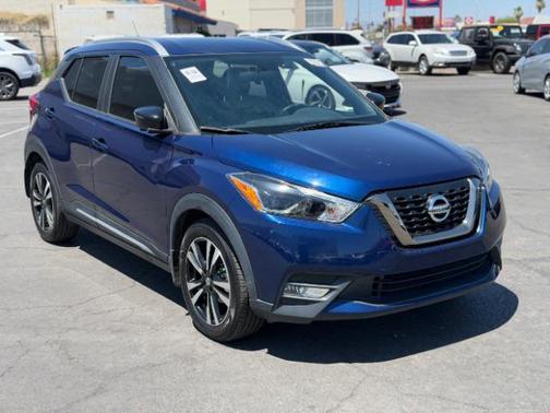 Blue 2019 Nissan Kicks SR