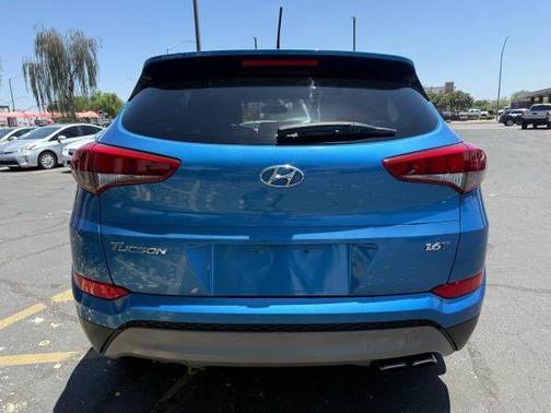 Caribbean Blue 2017 Hyundai TUCSON Night