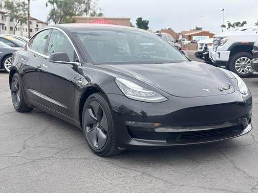 Solid Black 2018 Tesla Model 3 Long Range