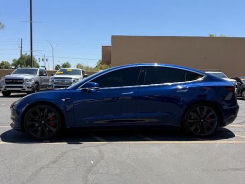 Deep Blue Metallic 2020 Tesla Model 3 Performance