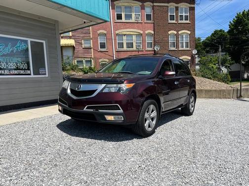 Dark Cherry Pearl 2011 Acura MDX 3.7L Technology