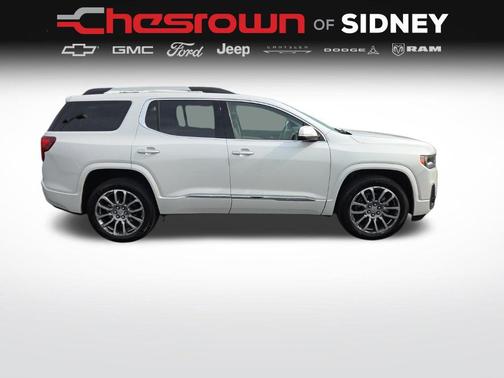 White Frost Tricoat 2023 GMC Acadia Denali
