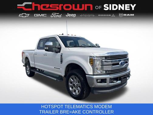 White Platinum Metallic Tri-Coat 2019 Ford F-250 Lariat