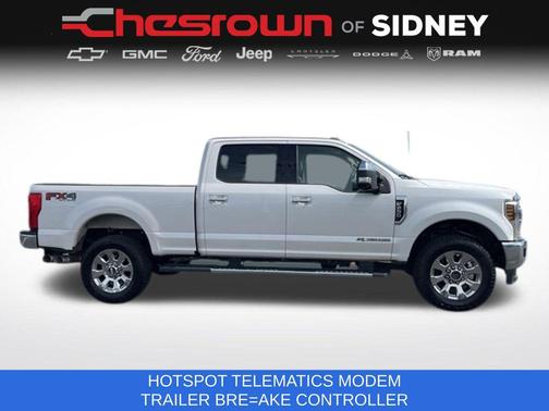 White Platinum Metallic Tri-Coat 2019 Ford F-250 Lariat