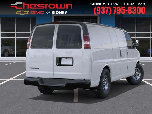 Summit White 2025 Chevrolet Express 3500 RWD 3500 Regular Wheelbase WT