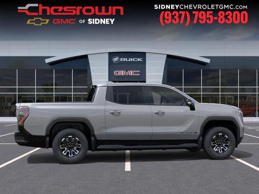 Thunderstorm Gray 2026 GMC Sierra EV Extended Range Elevation