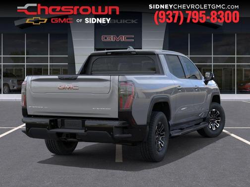 Thunderstorm Gray 2026 GMC Sierra EV Extended Range Elevation