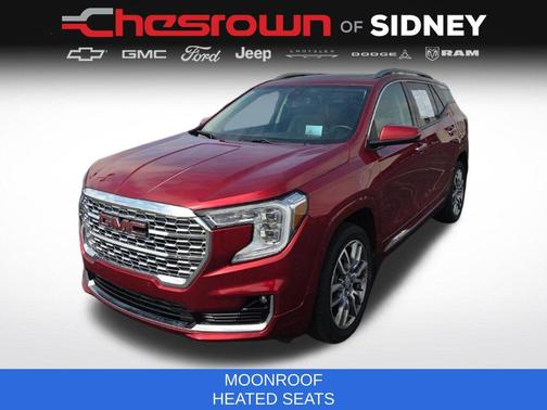 Volcanic Red Tintcoat 2023 GMC Terrain Denali