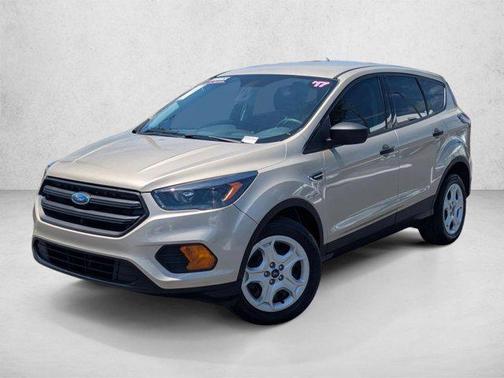 White Gold Metallic 2017 Ford Escape S
