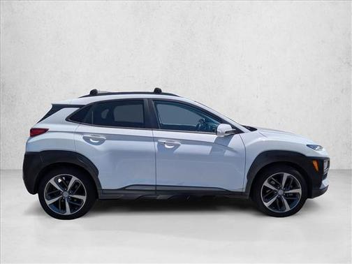 Lunar White 2021 Hyundai KONA Limited