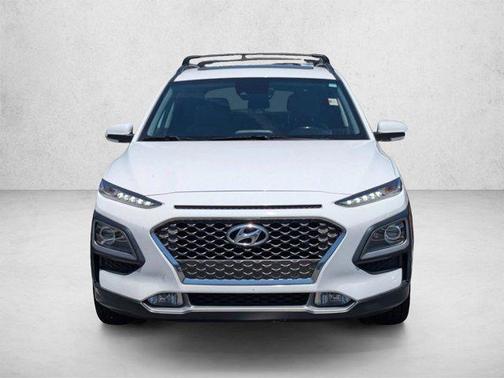 Lunar White 2021 Hyundai KONA Limited