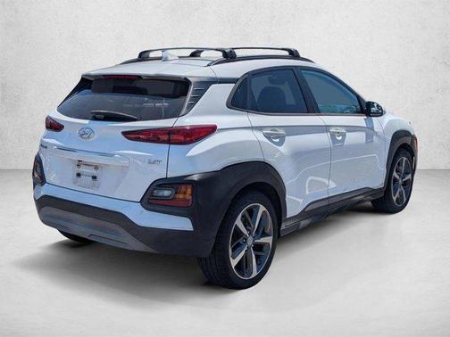 Lunar White 2021 Hyundai KONA Limited