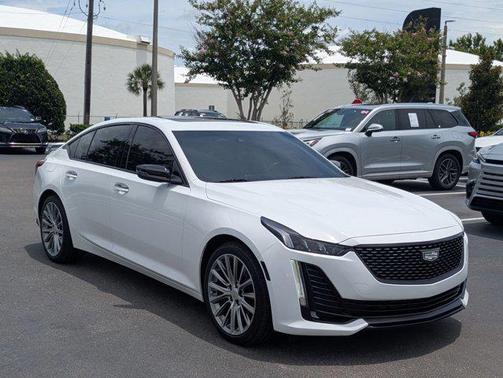 Summit White 2020 Cadillac CT5 Premium Luxury RWD