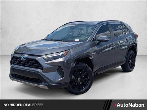 Magnetic Gray Metallic 2022 Toyota RAV4 Hybrid SE