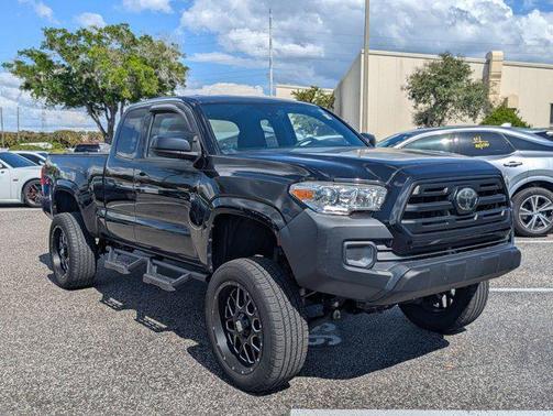 Midnight Black Metallic 2019 Toyota Tacoma SR