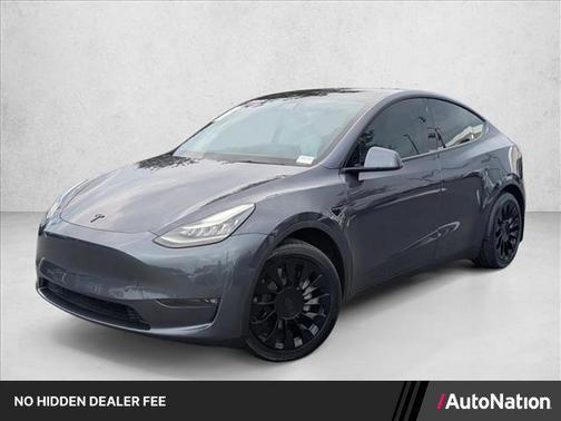 Silver/Gray 2021 Tesla Model Y Long Range Dual Motor All-Wheel Drive