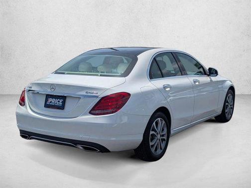 Diamond White Metallic 2015 Mercedes-Benz C-Class C 300 4MATIC