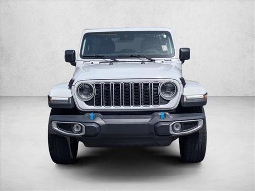 Bright White Clearcoat 2024 Jeep Wrangler 4xe Sahara
