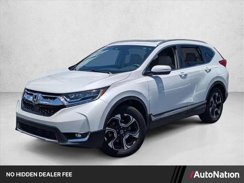 Platinum White Pearl 2019 Honda CR-V Touring