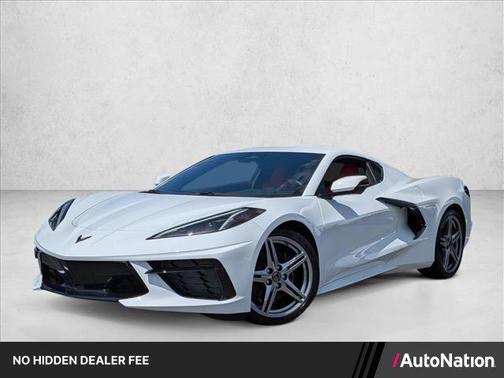 Arctic White 2026 Chevrolet Corvette Stingray w/1LT