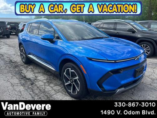 Riptide Blue Metallic 2025 Chevrolet Equinox EV LT