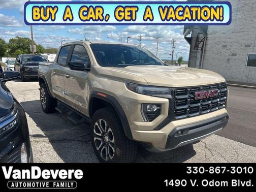 Tan 2024 GMC Canyon AT4