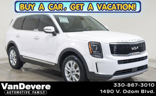 Glacial White Pearl 2022 Kia Telluride LX