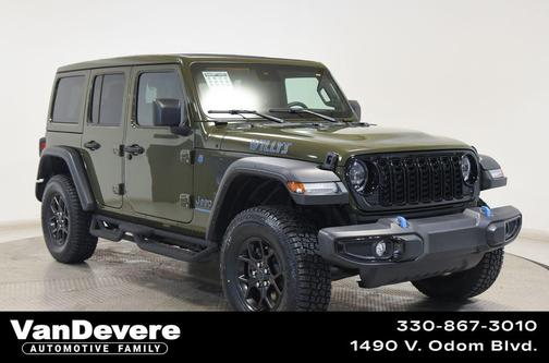 Sarge Green Clearcoat 2024 Jeep Wrangler 4xe Willys