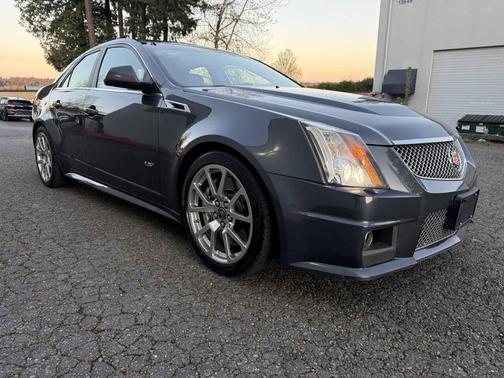 Thunder Gray ChromaFlair 2011 Cadillac CTS-V Base