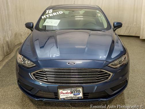 Blue Metallic 2018 Ford Fusion Hybrid S