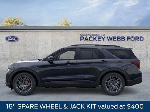 Agate Black Metallic 2026 Ford Explorer ST