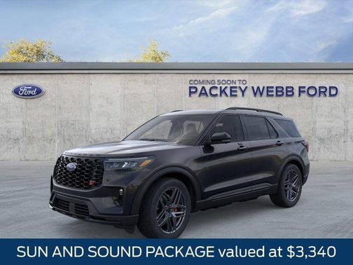 Agate Black Metallic 2026 Ford Explorer ST