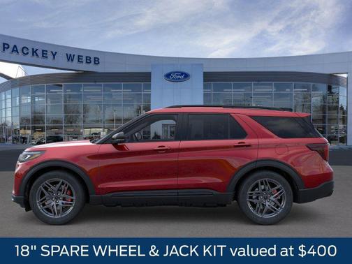 Rapid Red Metallic Tinted Clearcoat 2026 Ford Explorer ST
