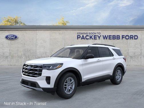 Star White Metallic Tri-Coat 2026 Ford Explorer Active