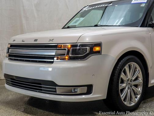 White Platinum Metallic Tri-Coat 2019 Ford Flex Limited w/EcoBoost