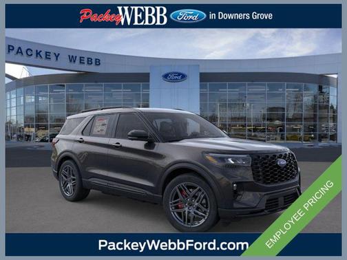 Agate Black Metallic 2026 Ford Explorer ST