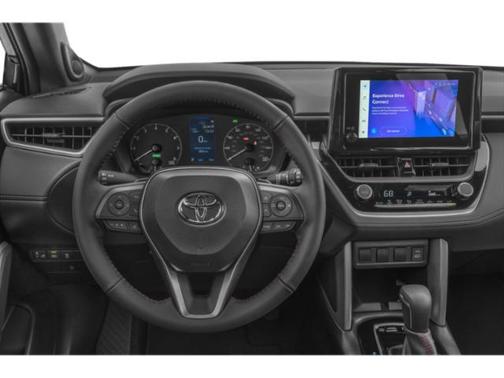 Wind Chill Pearl/Jet Black 2025 Toyota Corolla Hybrid L