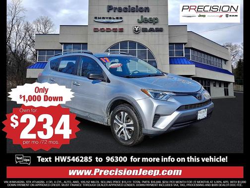 Silver Sky Metallic 2017 Toyota RAV4 LE
