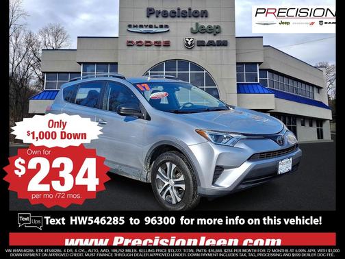 Silver Sky Metallic 2017 Toyota RAV4 LE